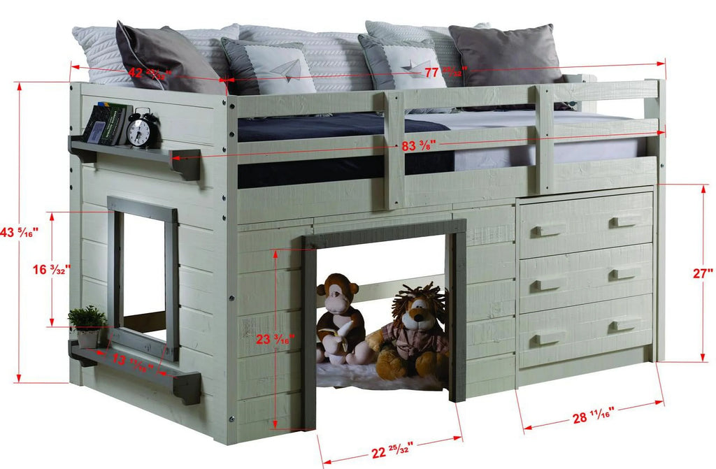 White & Grey Low Loft J8241