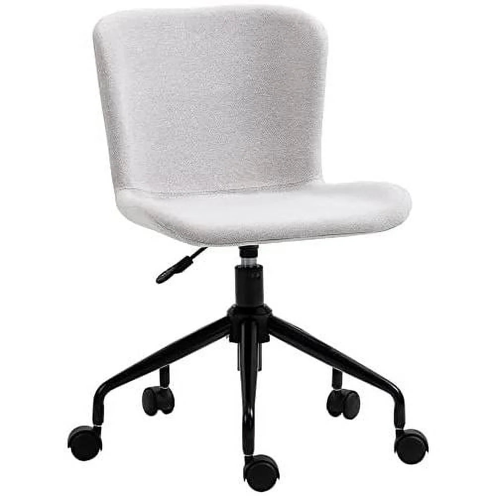 Light Gray Swivel Task Chair with Adjustable Height J776103