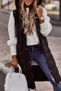 Solid Patchwork Hooded Collar Outerwear Q9847