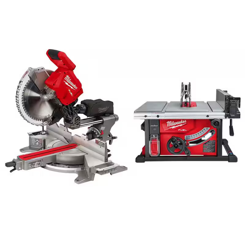 18V Brushless Cordless Dual Bevel Sliding Compound Miter Saw with Table Saw X65688