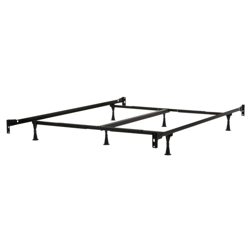13" Plush Pillow Top Innerspring Mattress Set with Bed Frame A973804