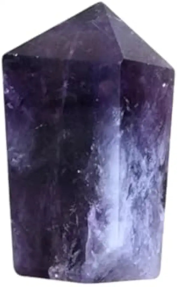 Amethyst Gemstone Tower Crystal Decor 60G J712