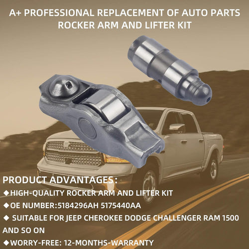 12 Pcs Rocker Arm and Lifter Kit 3.6L Pack of 2 V7186