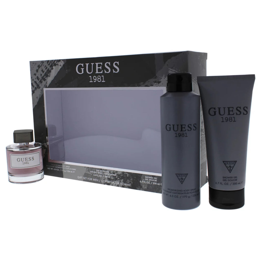 3 Pc Gift Set 3.4 oz EDT Spray, 6 oz Deodorant Body Spray, 6.7 oz Shower J14573