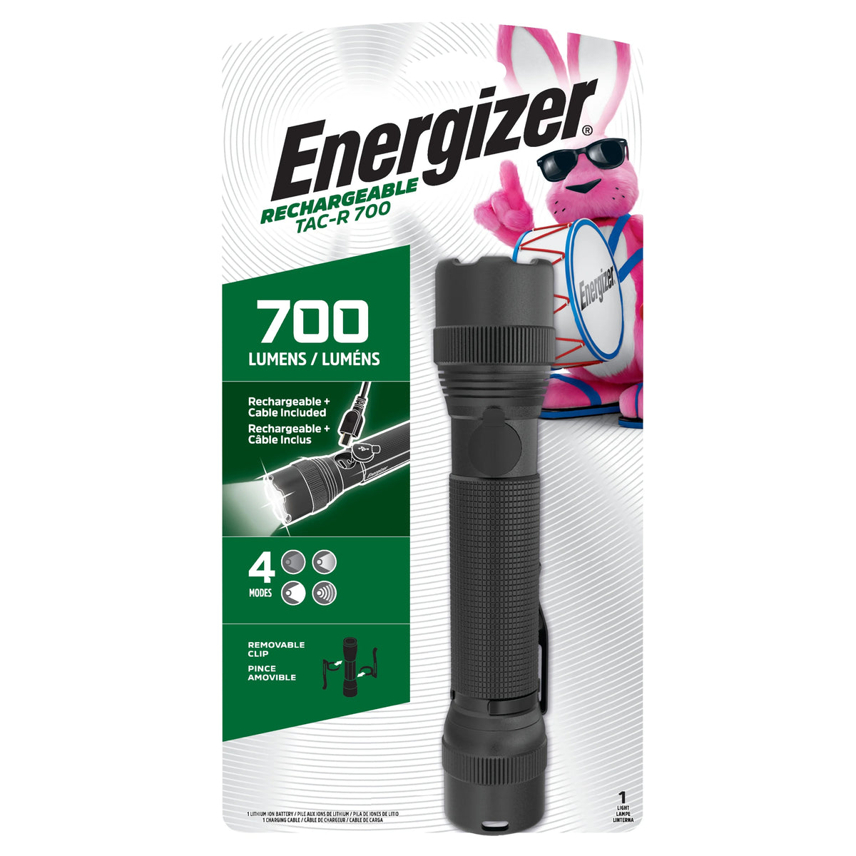 Rechargeable Flashlight with Micro-USB Charging Cable Z8138