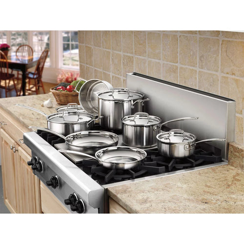 12-Piece Tri-Ply Stainless Steel Cookware Set D684