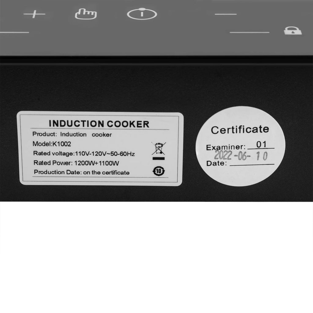 Double Induction Cooktop with 2 Burner Independent Control Z701