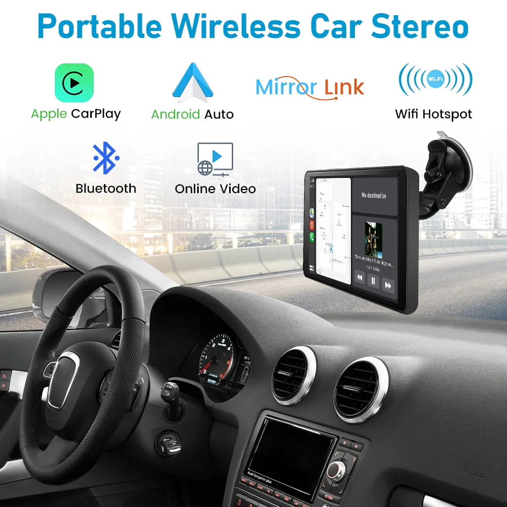 Portable 7Inch Touch Screen Car Stereo Q77167