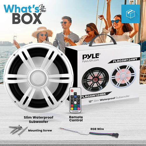 12” 500W 4 Ohm Waterproof Marine Subwoofer Q27280