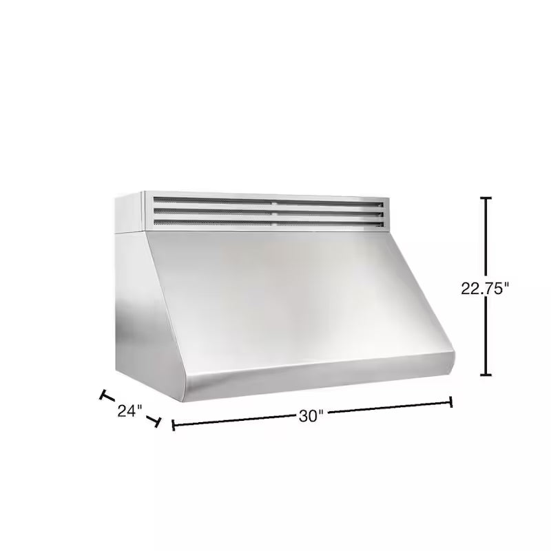 600 CFM Convertible Under Cabinet Range Hood in Stainless Steel P8463