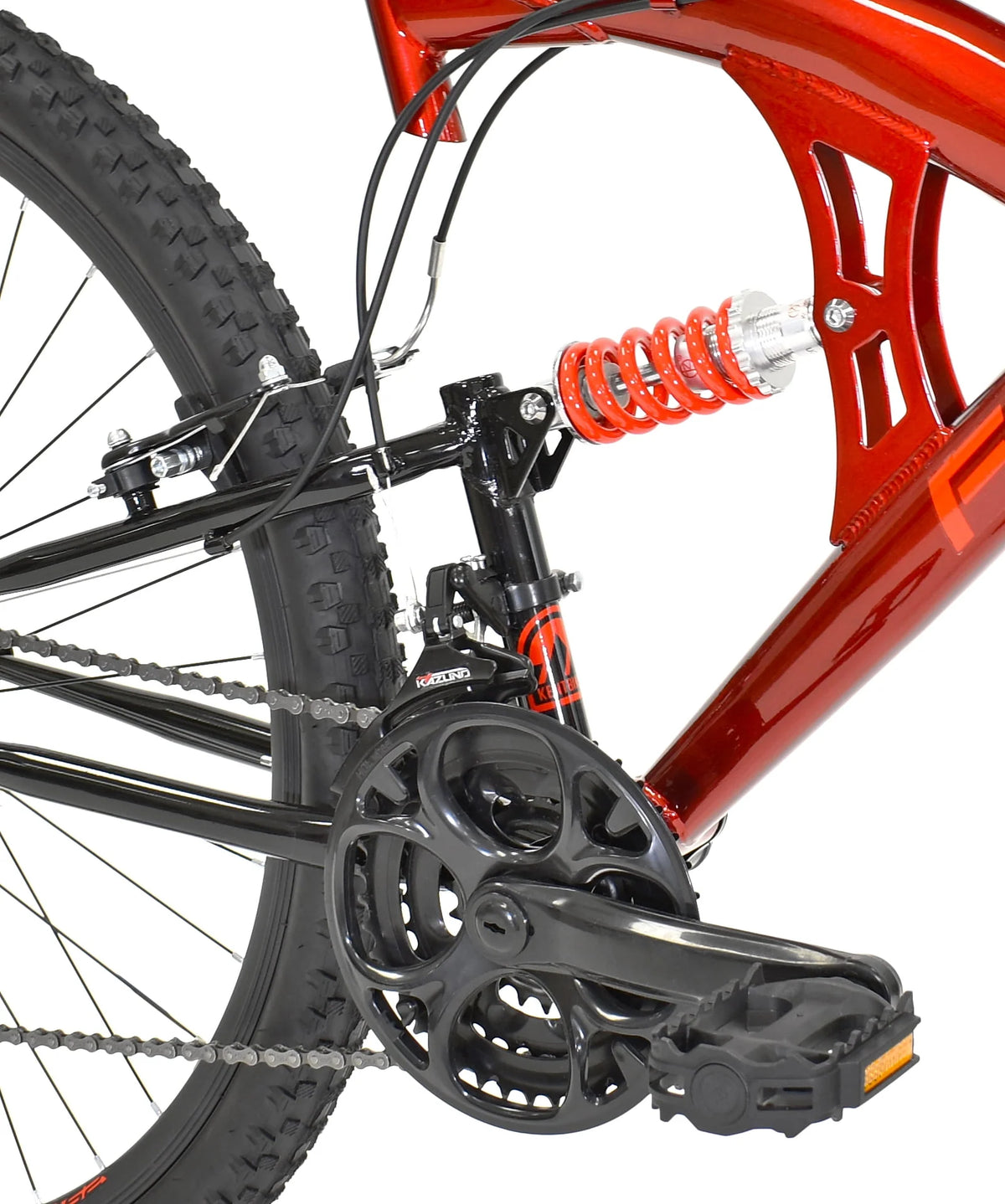 Red Dual Suspension Mountain Bike N849073