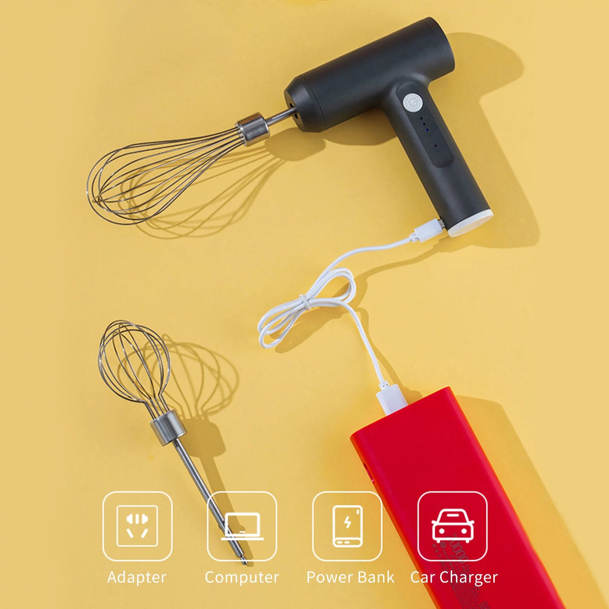 Electric Handheld Mixer with Egg Separator B648