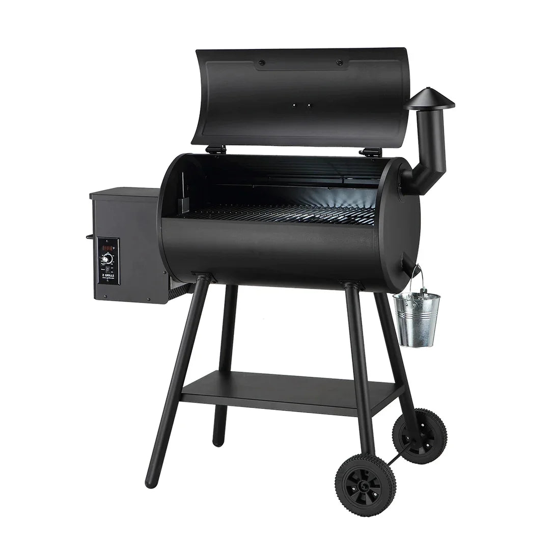 Wood Pellet Smoker 8 in 1 BBQ Grill with Auto Temperature Control L1662
