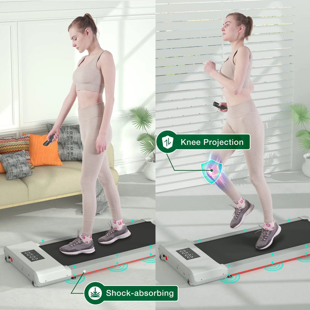 300lb Portable Walking Pad Treadmill with Remote Control L774025
